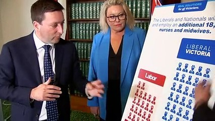 Victoria's health bidding war fires up as opposition releases workforce plan