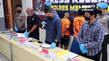 Kasat Reskrim Polres Mempawah Gelar Konferensi Pers Kasus Pembunuhan Di Wajok Hulu Mempawah