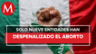 ¿Cuáles son los estados de México donde el aborto está despenalizado?
