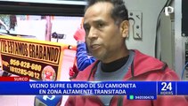 Surco: vecino sufre el robo de su camioneta en zona altamente transitada