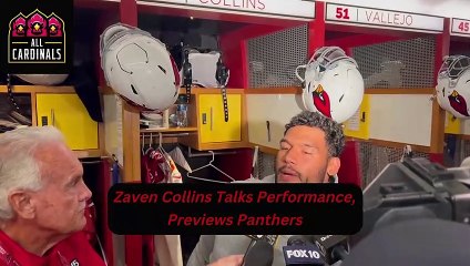 Arizona Cardinals LB Zaven Collins Talks Performance, Previews Panthers