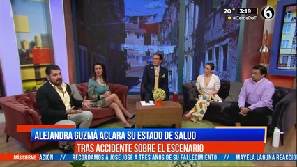 Alejandra Guzmán envía mensaje a sus seguidores tras aparatoso accidente