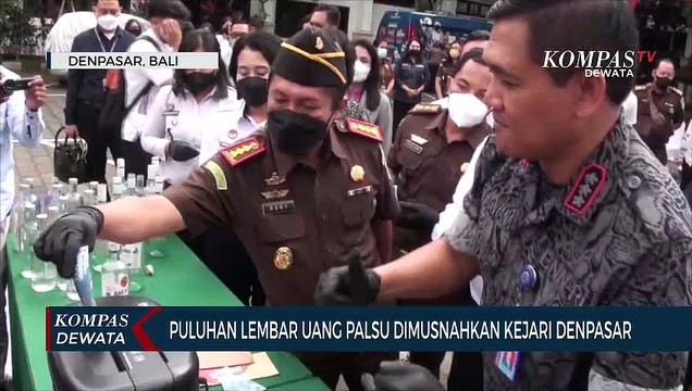 Ratusan Barang Bukti Kejahatan Dimusnahkan Kejari Denpasar