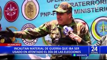 Ayacucho: PNP y Fuerzas Armadas incautan gran cantidad de armamento terrorista