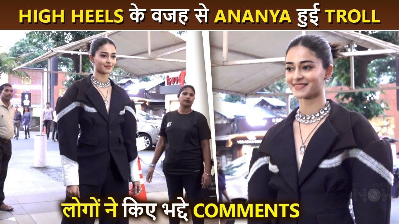लंबी टांगवाली जोकर' Ananya Panday Gets Brutally Trolled For Her High Heels
