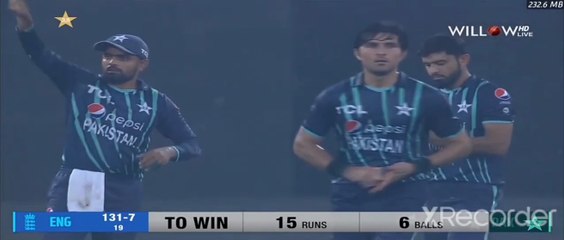 Ameer jamal  last over in moeen Ali England vs pakistan