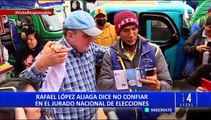 Elecciones 2022: Rafael López Aliaga asegura que no confía en el Jurado Nacional de Elecciones