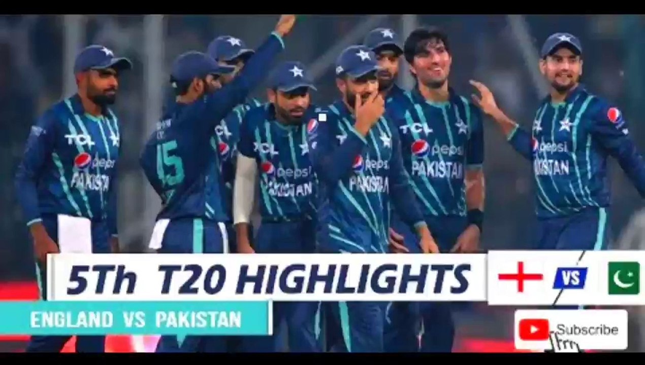 Pakistan vs England 5 T20 Match Full Highlights 2022 in Lahore video