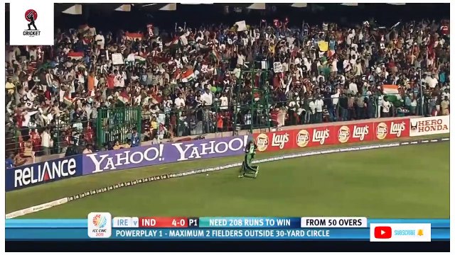 VIRENDER SEHWAG __ five first ball boundaries __ CWC 2011.