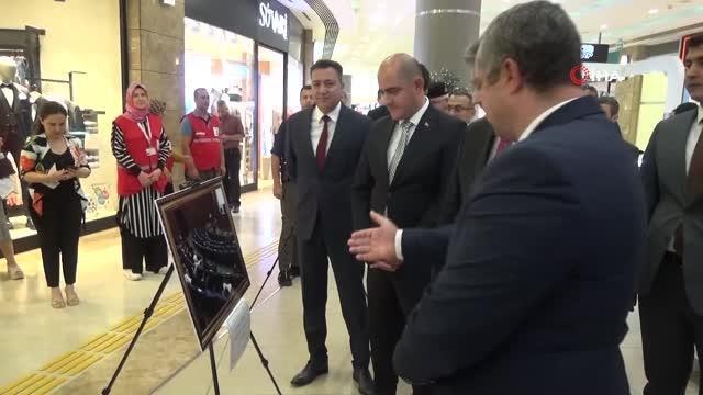 Hükümlülerin el emeği göz nuru eserleri sergilendi