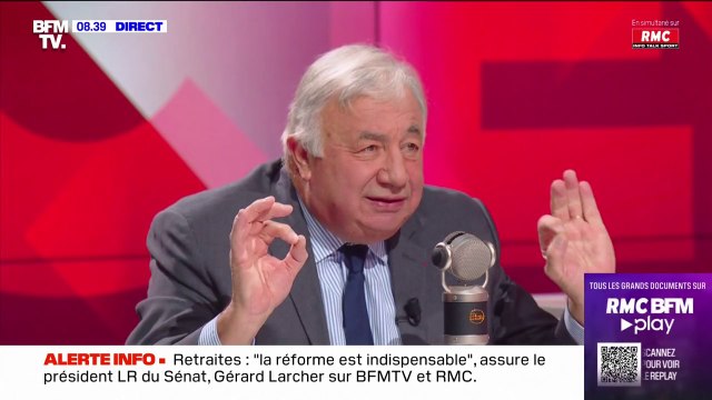 Budget 2023: pour Gérard Larcher, il n'y a aucune mesure d'économie