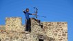 700 yıllık Kov Kalesi'nin duvarlarında yüzyıllar sonra ok sesleri yankılandı