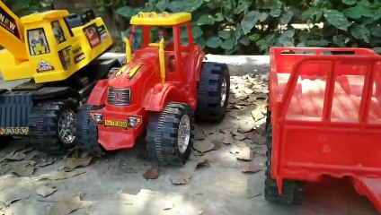 JCB 3DX Fully Loading Dino Saur Eggs In Bruder Tractor _ jugnoo Toys