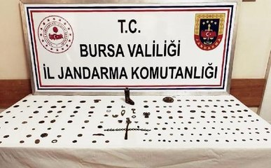 Son dakika haberi | BURSA'DA TARİHİ ESER OPERASYONU; 161 SİKKE ELE GEÇİRİLDİ, 5 GÖZALTI