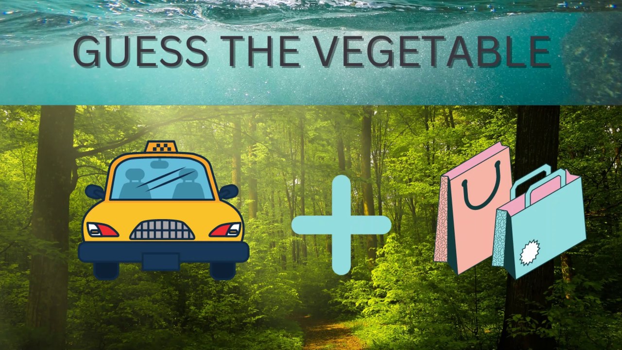 Guess The Vegetables !!