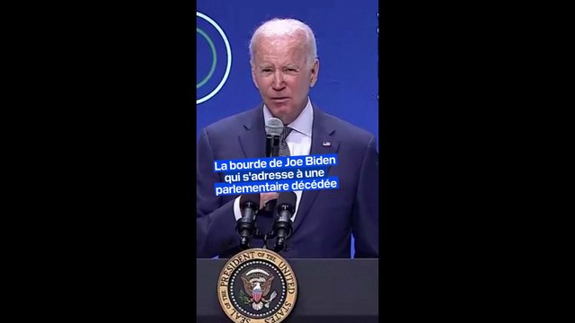 Où est Jackie? : la bourde de Biden qui s'adresse à une parlementaire décédée lors d'un discours