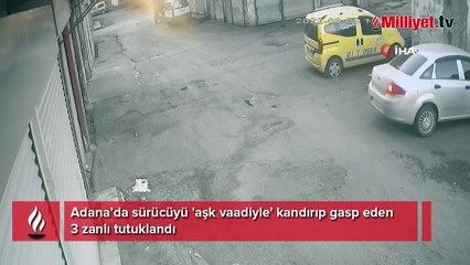 Télécharger la video: Adana’da sürücüyü 'aşk vaadiyle' kandırıp gasp eden 3 zanlı tutuklandı