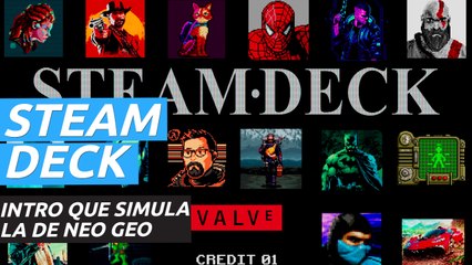 Neo Geo en una Steam Deck gracias a su intro personalizable