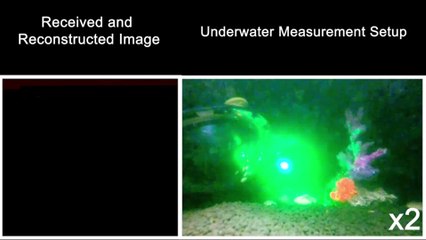 Battery-free wireless underwater camera