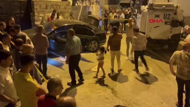 SİLVAN'DA SEYİR HALİNDEKİ OTOMOBİLE SİLAHLI SALDIRI