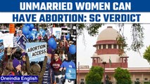 Supreme Court grants abortion right to unmarried women, addresses marital Rape  | Oneindia News*News