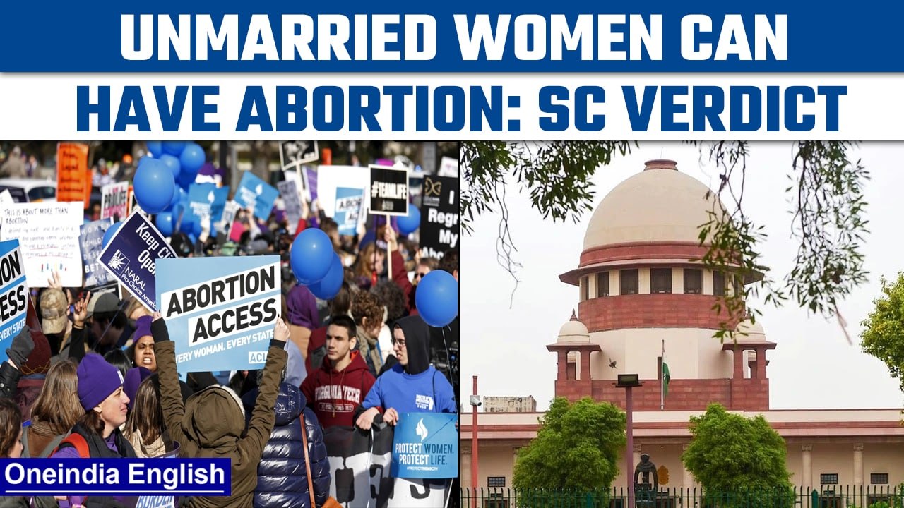 Supreme Court grants abortion right to unmarried women, addresses marital Rape  | Oneindia News*News