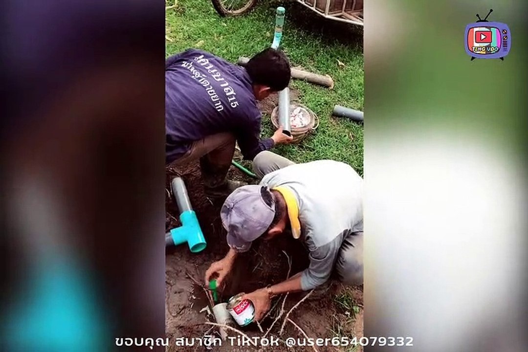 เทคนิคเปลี่ยนท่อ PVC ไม่ต้องขุดเยอะให้เปลืองแรง ใช้งานได้จริง