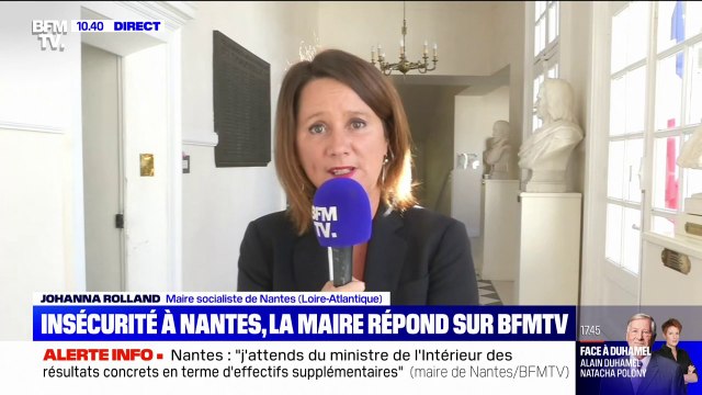 Insécurité à Nantes: sa maire Johanna Rolland réfute tout attentisme et laxisme