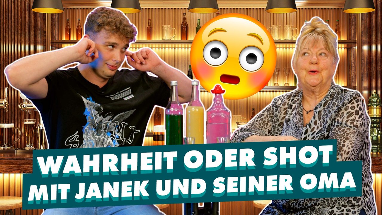 Janek und Oma Uschi spielen Wahrheit oder Shot!