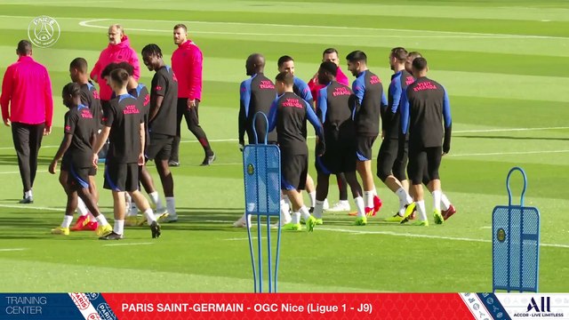 Replay : 15 minutes d'entraînement avant Paris Saint-Germain - OGC Nice