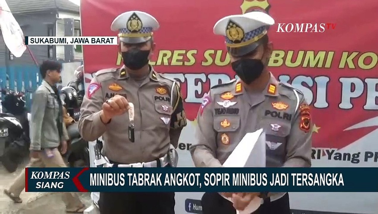 Laka Maut Minibus Tabrak Angkot di Sukabumi Tewaskan 3 Orang, Sopir Minibus Resmi Jadi Tersangka!