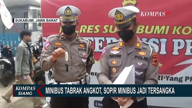 Laka Maut Minibus Tabrak Angkot di Sukabumi Tewaskan 3 Orang, Sopir Minibus Resmi Jadi Tersangka!