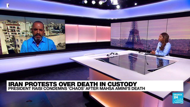 Iran's hardline president Raisi condemns 'rioters' as protests spread