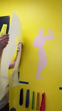 Arts of gym || Gym painting video || Amazing painting video USA gym