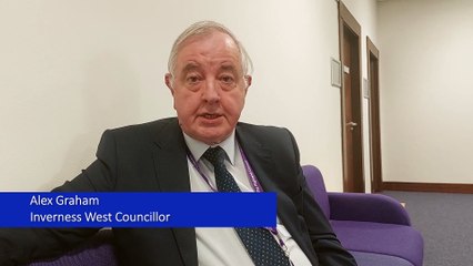 Councillor Alex Graham speaks about unreliable Stagecoach bus service in Inverness