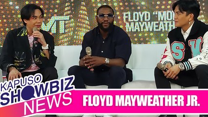 Kapuso Showbiz News: Floyd Mayweather Jr. reacts to clamor of another fight with Manny Pacquiao