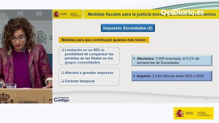 Las nuevas medidas fiscales proporcionarán un ingreso de 3.144 millones de euros