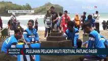 Puluhan Pelajar Ikuti Festival Patung Pasir
