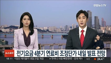 전기요금 4분기 연료비 조정단가 내일 발표 전망