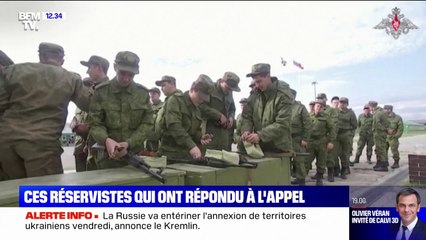 Ces réservistes russes qui ont répondu à l'appel de Poutine