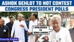 Ashok Gehlot withdraws from Congress prez poll, apologises to Sonia Gandhi | Oneindia News*News