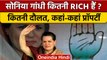 Sonia Gandhi Property: सोनिया गांधी की अमीरी से चौंक जाएंगे आप | Congress | वनइंडिया हिंदी*Politics