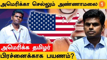 Annamalai | America, canada-வில் தமிழர்களை சந்திக்கும் அண்ணாமலை