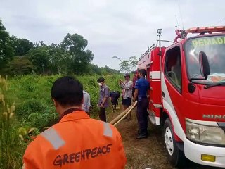 Latihan Bersama Penanganan Kebakaran