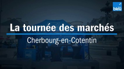 Le défi de Mickaël sur le marché de Cherbourg