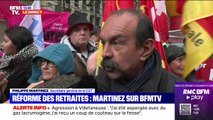 Philippe martinez (cgt) défend la retraite à 60 ans: 