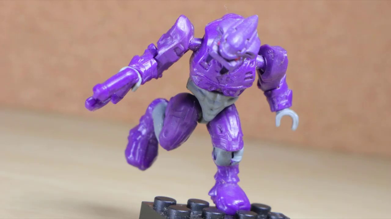  Mega Bloks HALO: Mystery Pack Series #1: Covenant Elite (Purple) || DOOM Construx Review