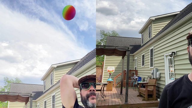 Beer influencer makes jaws drop with SKY-HIGH basketball trick shot