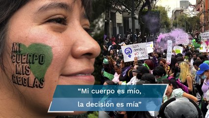 Con marcha, exigen legalizar el aborto