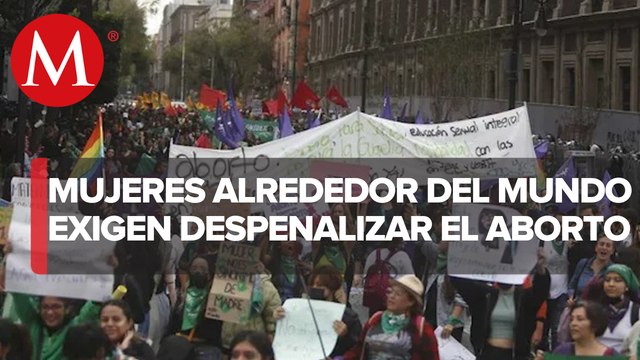 En México y América latina, mujeres marcharon para garantizar el aborto legal